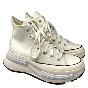 Converse Run Star Legacy CX Platform Shoes Canvas White Sneakers Women A00868C